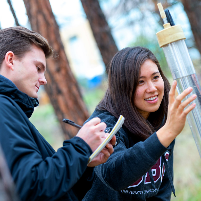 UBC Okanagan Students in the field