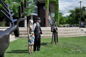 Sculptures enhance permanent legacy of former UBC student